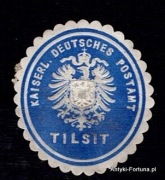 Zalepka - Tilsit - Tylża -  Nr 205 Poczta