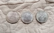 Komplet 3 srebrnych monet 200 zl