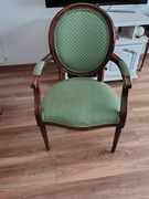 Fotele krzesła płaskorzeźba herb stary 