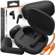Słuchawki bezprzewodowe douszne JBL Wave Flex 2 mikrofon Bluetooth 5.3 etui