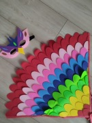 kostium/ przebranie/ strój ptaka papuga sowa skowr