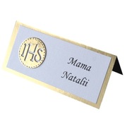 Winietka komunijna na komunię złoto glamour IHS