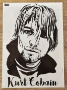 Kurt Cobain (Nirvana) - Plakat z 2016 r. - Format A3 (ok. 29 x 40 cm) NOWY!