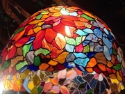 Lampa witrażowa wisząca