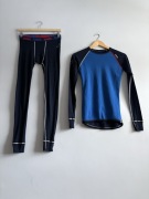 LMNTS komplet bielizny termo wełnianej 100 %Merino młodzieżowy damski SXS