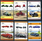 Samochody - 6 podwójnych znaczków