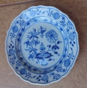 Talerzyk Miśnia wzór cebulowy 18 cm