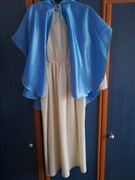 Strój Matka Boska przebranie 134 -140 stan bdb  kostium, Jasełka, Maria  