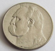 5 zł złotych Piłsudski 1934 r. (2) Ag Orzeł urzędowy