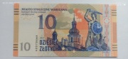 10 złotych 2017 Miasto Stołeczne Warszawa UNC