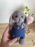 Ręcznie robiony królik | 17 cm | Idealny na prezent