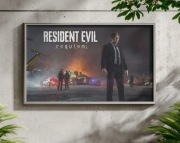 Plakat Resident Evil Requiem A3 Papier Fotograficzny 