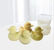 KACZKA forma silikonowa 7.2*6.7 do odlewów Świec Mydła Gipsu Żywic Wosku 