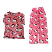 Piżama damska Hello Kitty – dwuczęściowy komplet | 2 kolory | S–XXL