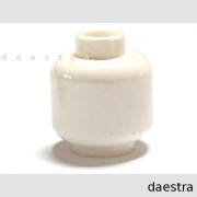 LEGO 3626c GŁOWA BEZ NADRUKU biały