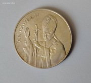 Dwie monety 10000 zł Papiez