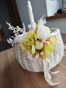 Ozdoba koszyka wielkanocnego dekoracja koszyczka Wielkanoc