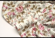Muślin w kwiaty 0,5mb tkanina sukienkowa na sukienkę bluzkę  lato wiosnę 