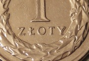 1 zł 2019 r. SUPER DESTRUKT... PODWÓJNE BICIE "ZŁOTY"