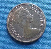 Moneta, Wielka Brytania, 1/2 pensa new half penny 1982