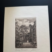 DANZIG Frauengasse  Syg. W. Fischer