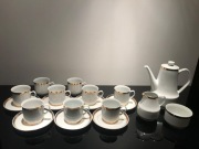 CHODZIEŻ zestaw do kawy herbaty 6 os. PRL + gratis