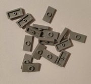 Klocek wypustka 2x1 jasny szary - 20 szt.