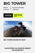 Dream Jump Szczecin 252m Skok Bungee