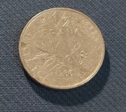 Moneta Francja 1/2 franka 1966