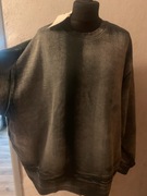 ZARA bluza wdzianko casual dresy oversize gruba duża szara ombre