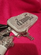 Juicy Couture MiA etui na telefon srebrne 