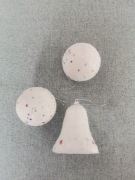 Zestaw 3 szt ozdób świątecznych