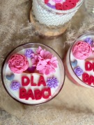 Świeca Sojowa DLA BABCI 300 g prezent Lancome La vie