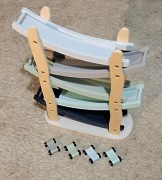 KINDSGUT Drewniana zabawka Tor/Zjeżdżalnia