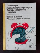 Technologia mechanizmów zegarowych Montaż konserwacja i naprawa stan BDB