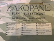 Mapy Zakopane i Tatry z lat 1957-1958, kolekcjonerskie