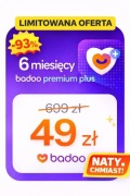 BADOO PREMIUM plus 6 MIESIACY szybka realizacja od ręki 