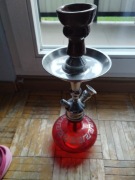 Shisha Aladin – czerwona, kompletna, gotowa do użycia