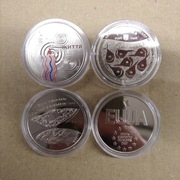 Ukraina. Zestaw monet 5 hrywny. Opis