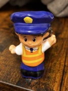 Fisher Price Little People Crossing Guard For School Bus figurka Rare
