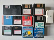 Dyskietki 3,5" Mix 155szt Retro