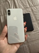 iPhone X silver stan idealny bateria 100%