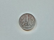 WYJĄTKOWA 1 ZŁ 1975 MONETA POLSKA PRL DOSKONAŁY STAN DLA KOLEKCJI