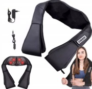 Masażer na podczerwień podgrzewany do szyi barków pleców