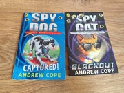 Andrew Cope Spy dog Spy cat książki w języku angielskim 