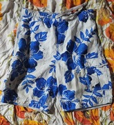 Krótkie Spodenki Biało-Niebieskie