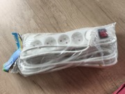 Przedlużacz 5m 5 gniazd Kanlux ip20 z bolcem i 