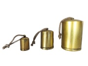 Metalowe dzwonki 3 szt w różnych rozmiarach