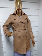 Płaszcz cienki krata 