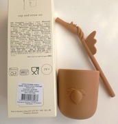 Silikonowy kubek z rurką Konges Sløjd